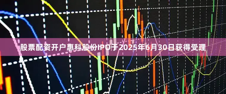 股票配资开户惠科股份IPO于2025年6月30日获得受理