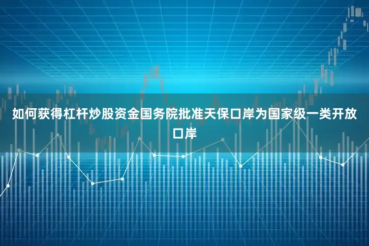 如何获得杠杆炒股资金国务院批准天保口岸为国家级一类开放口岸